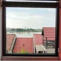 房間窗口的景觀