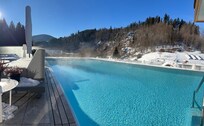 Infinity Pool, auch bei minus 9 Grad sehr schön
