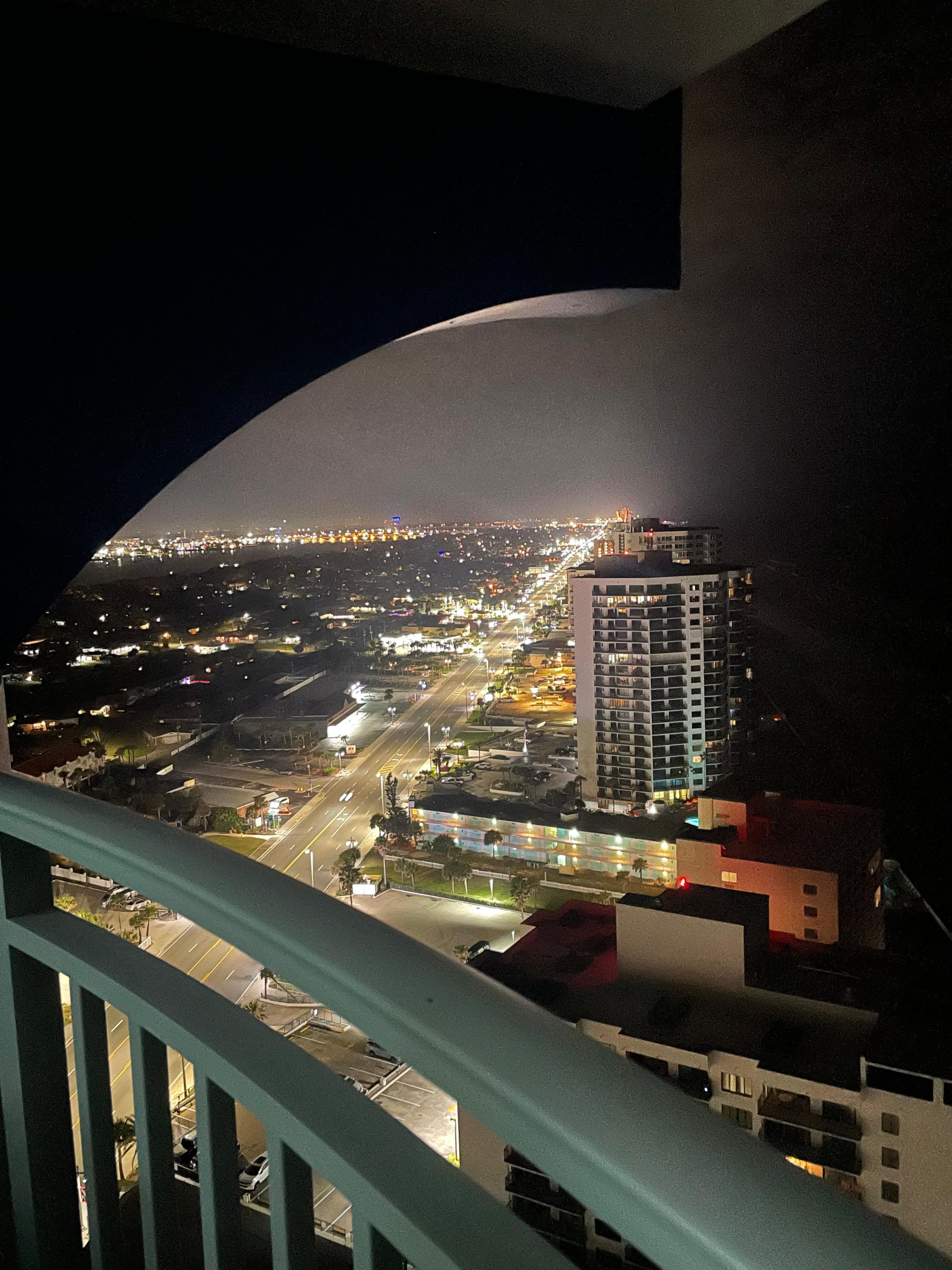 View from the room of the inner coastal from the deck