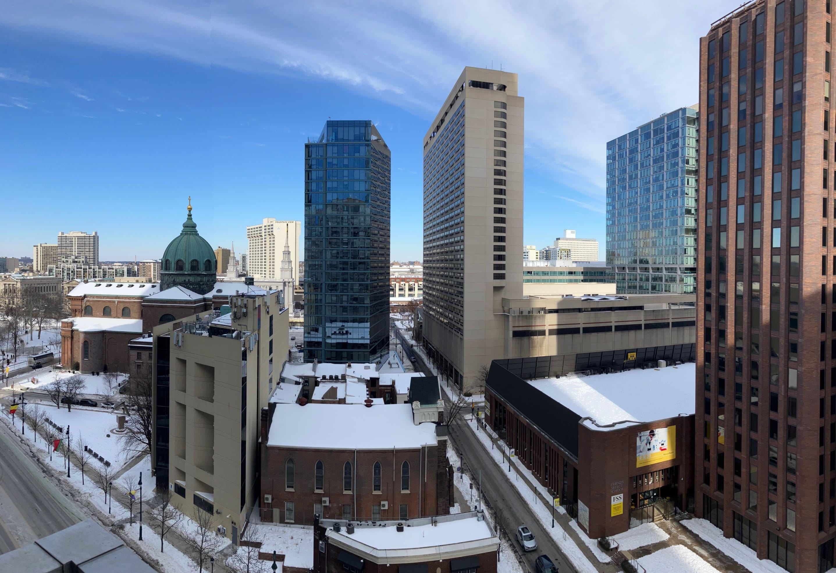 the view from our balcony