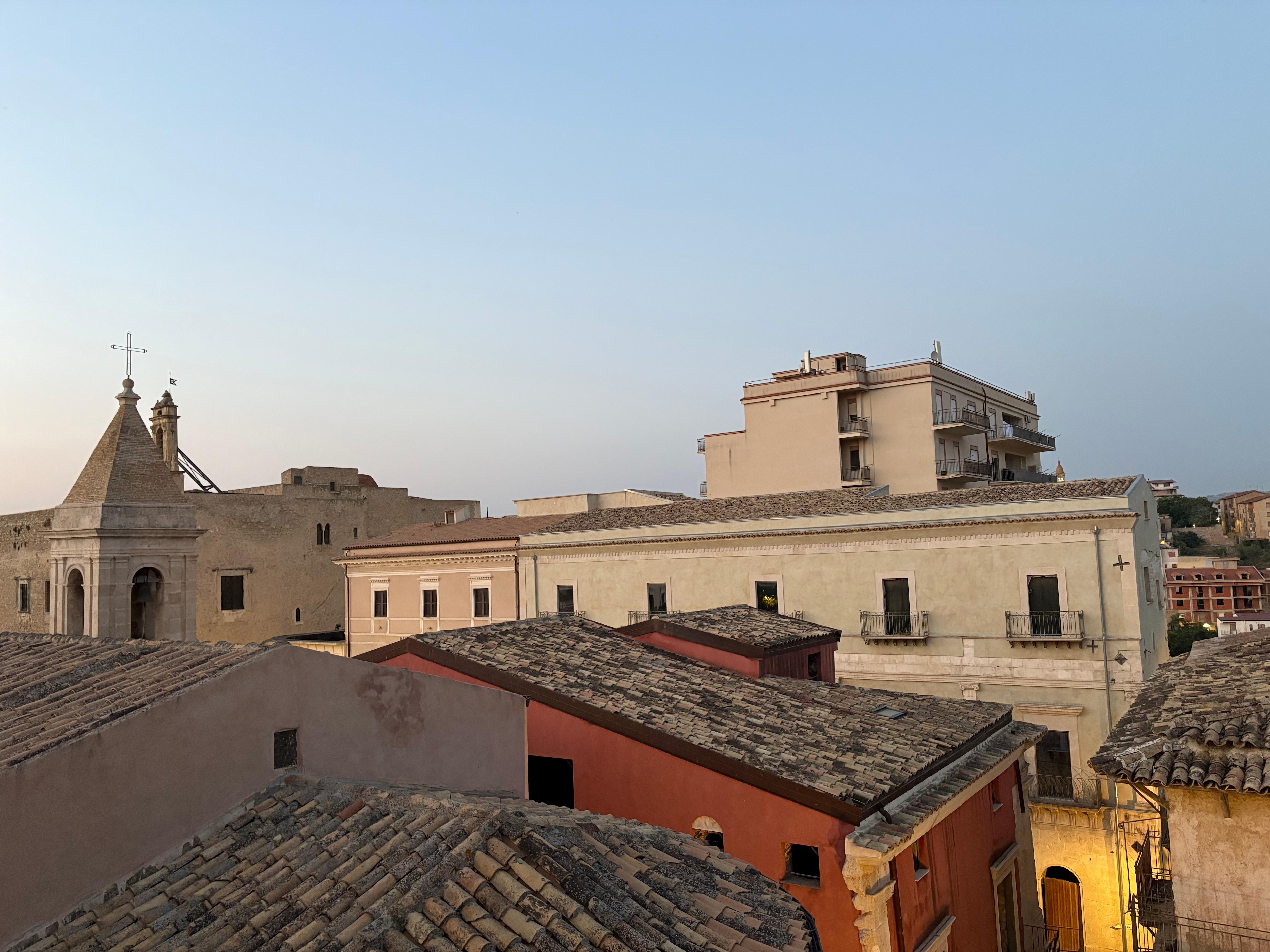 View from rooftop restaurant 
