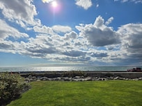 The perpetually shifting but always gorgeous view from the front deck