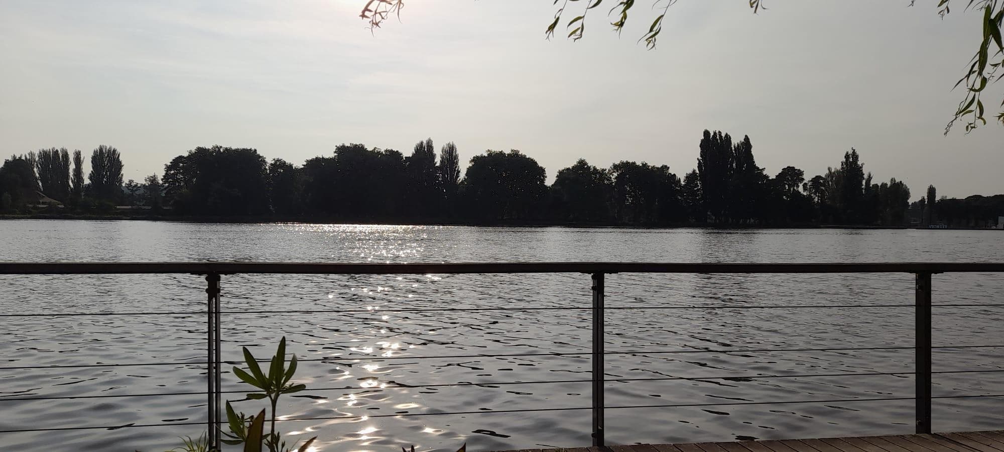 Formidable dîner au bord de l'eau