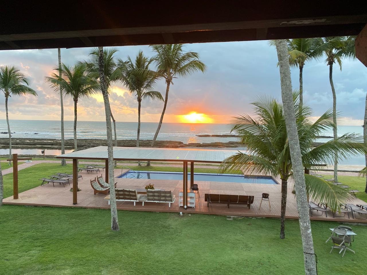 Nascer do sol do meu quarto 