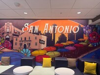 The lobby play area