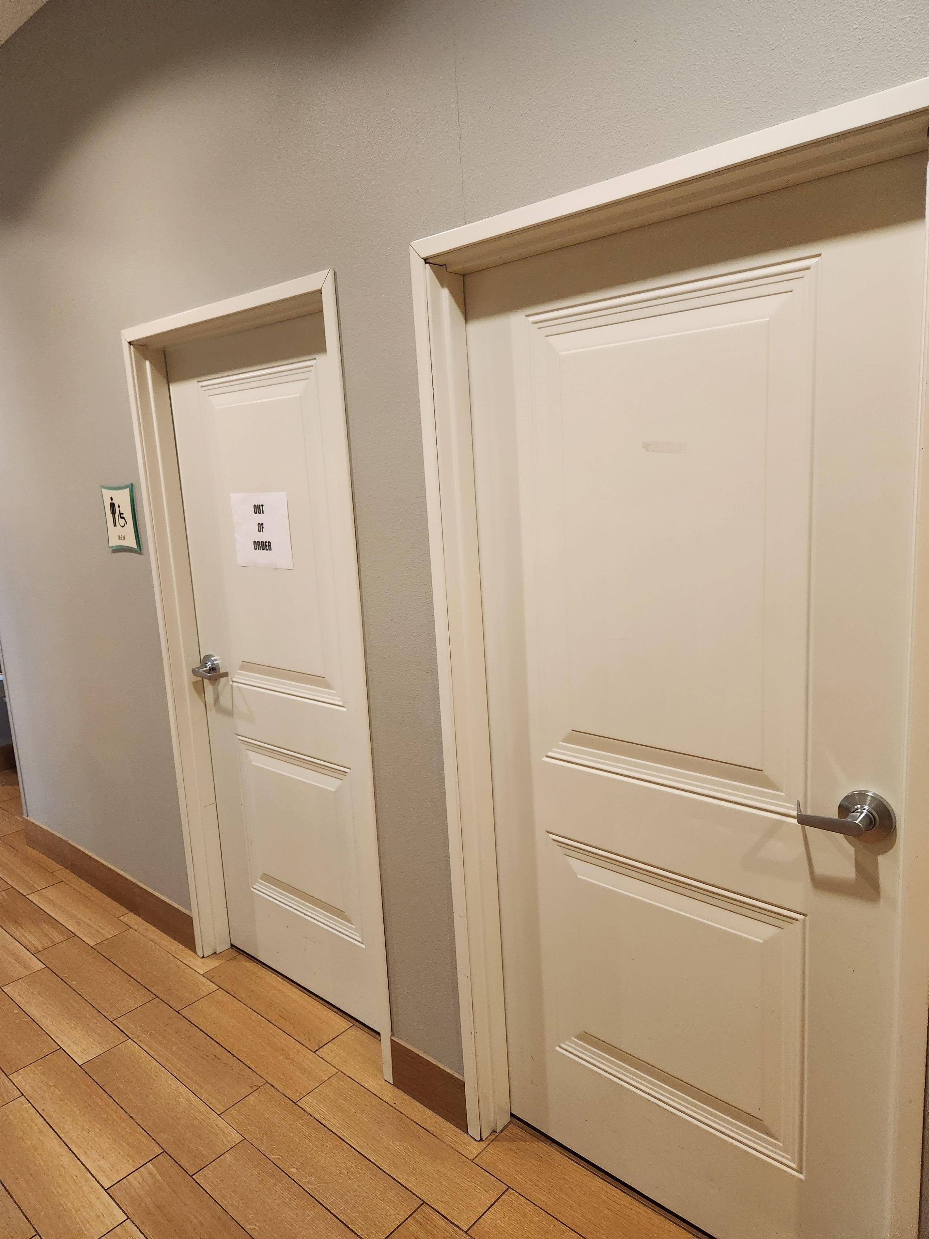 Lobby bathrooms