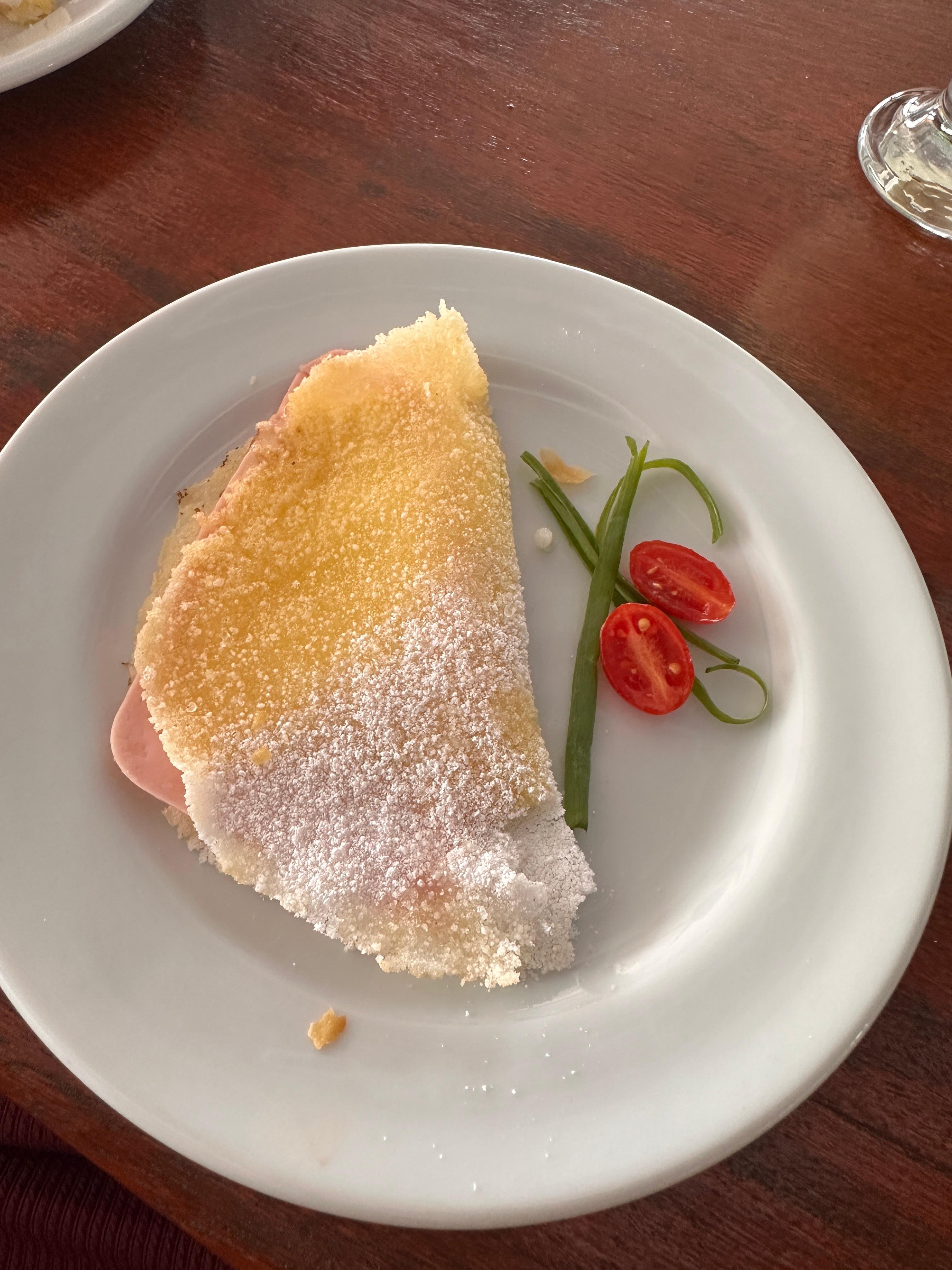 Tapioca feita na hora 