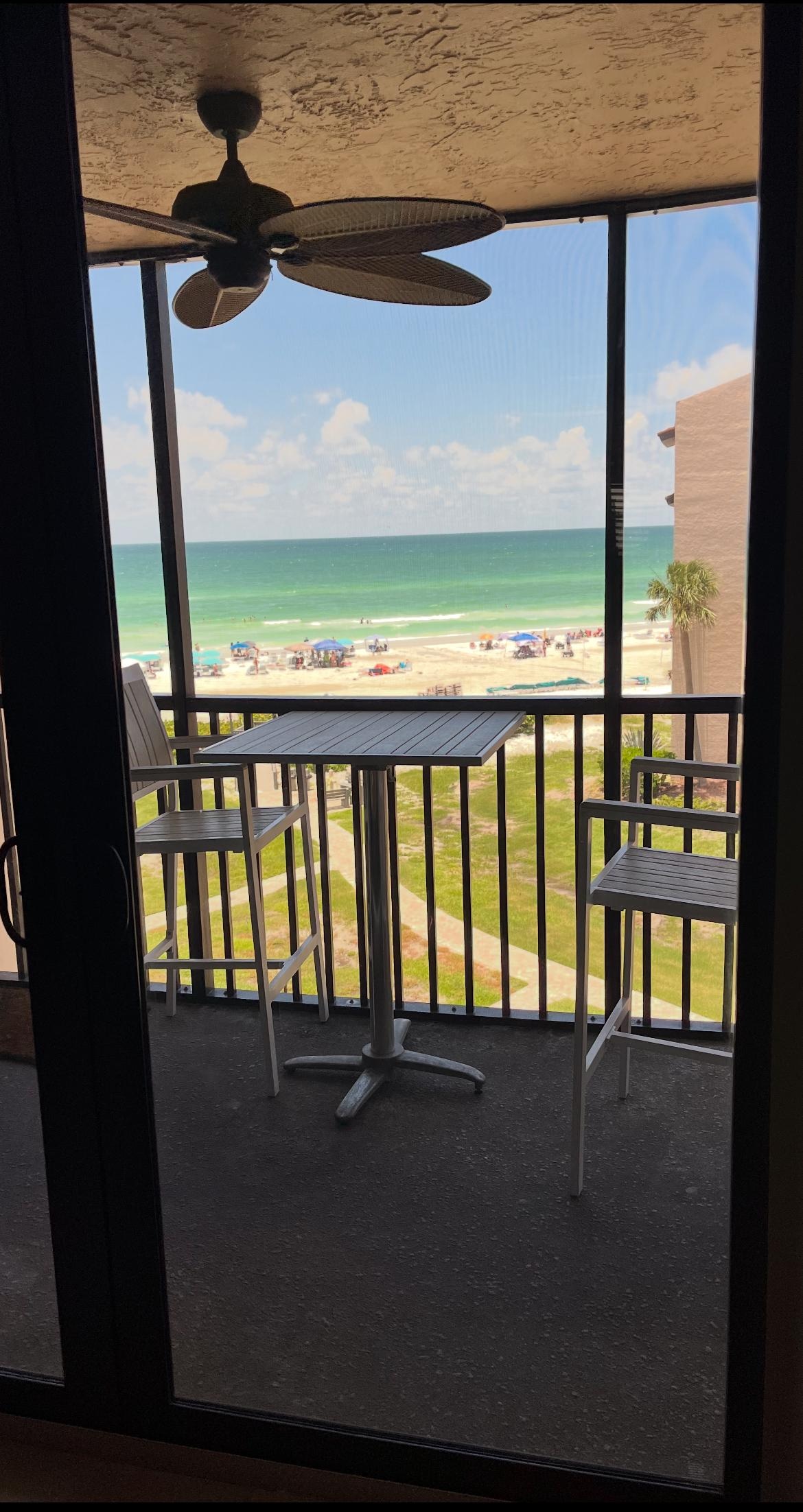 View from our balcony