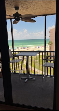 View from our balcony