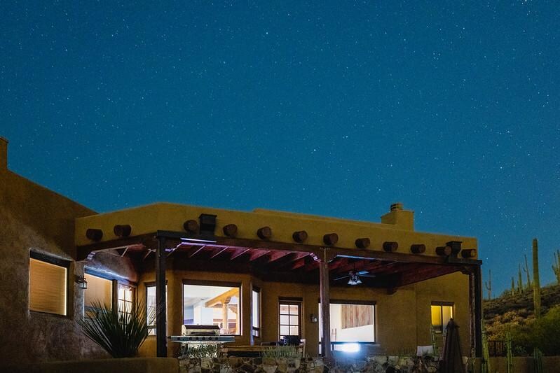 Stars above the VRBO Home