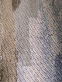 On floor at base of toilet for the whole week. Last 2 visits have been motel 6 - ish.