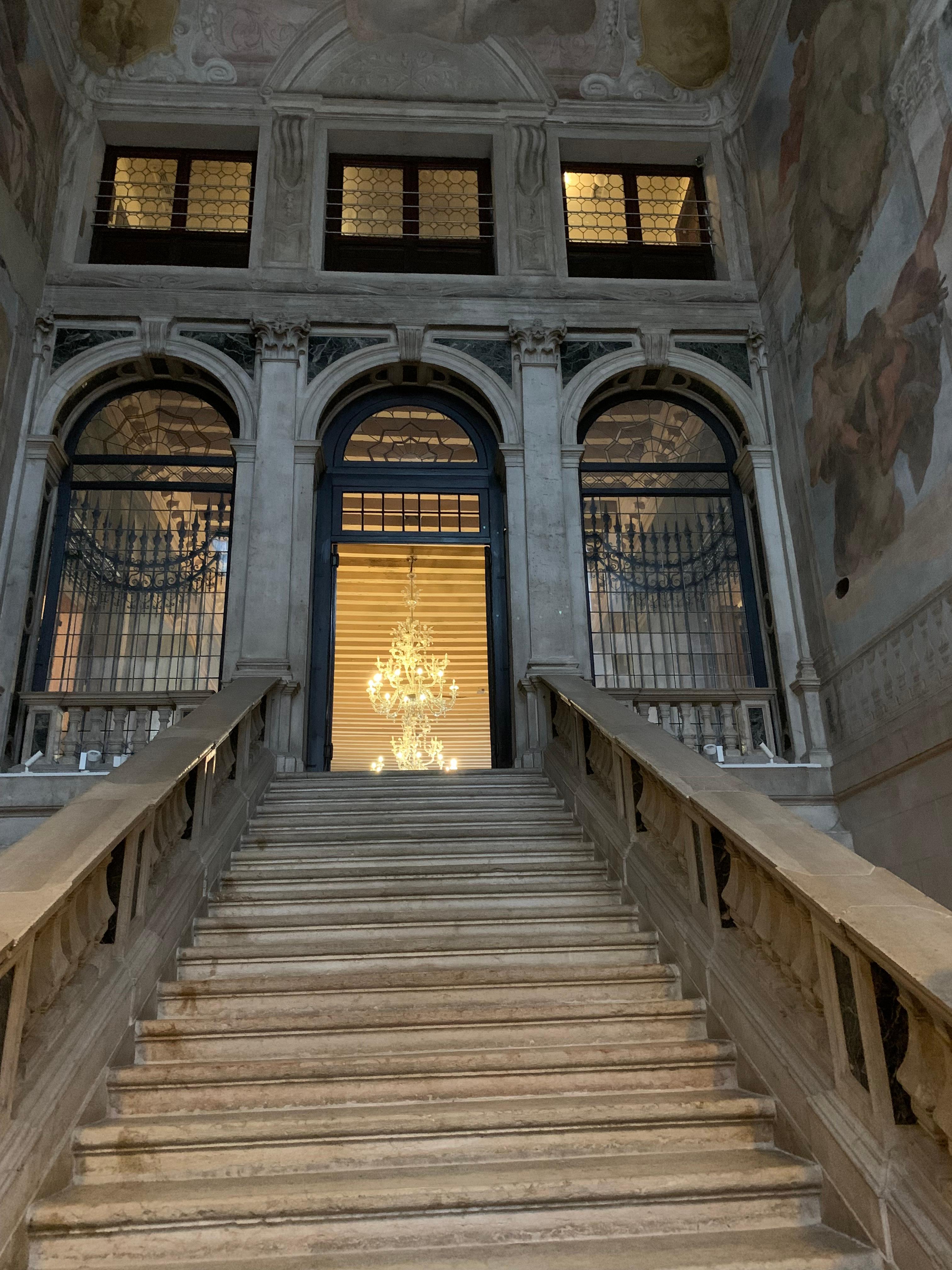 The main staircase to the ballroom!