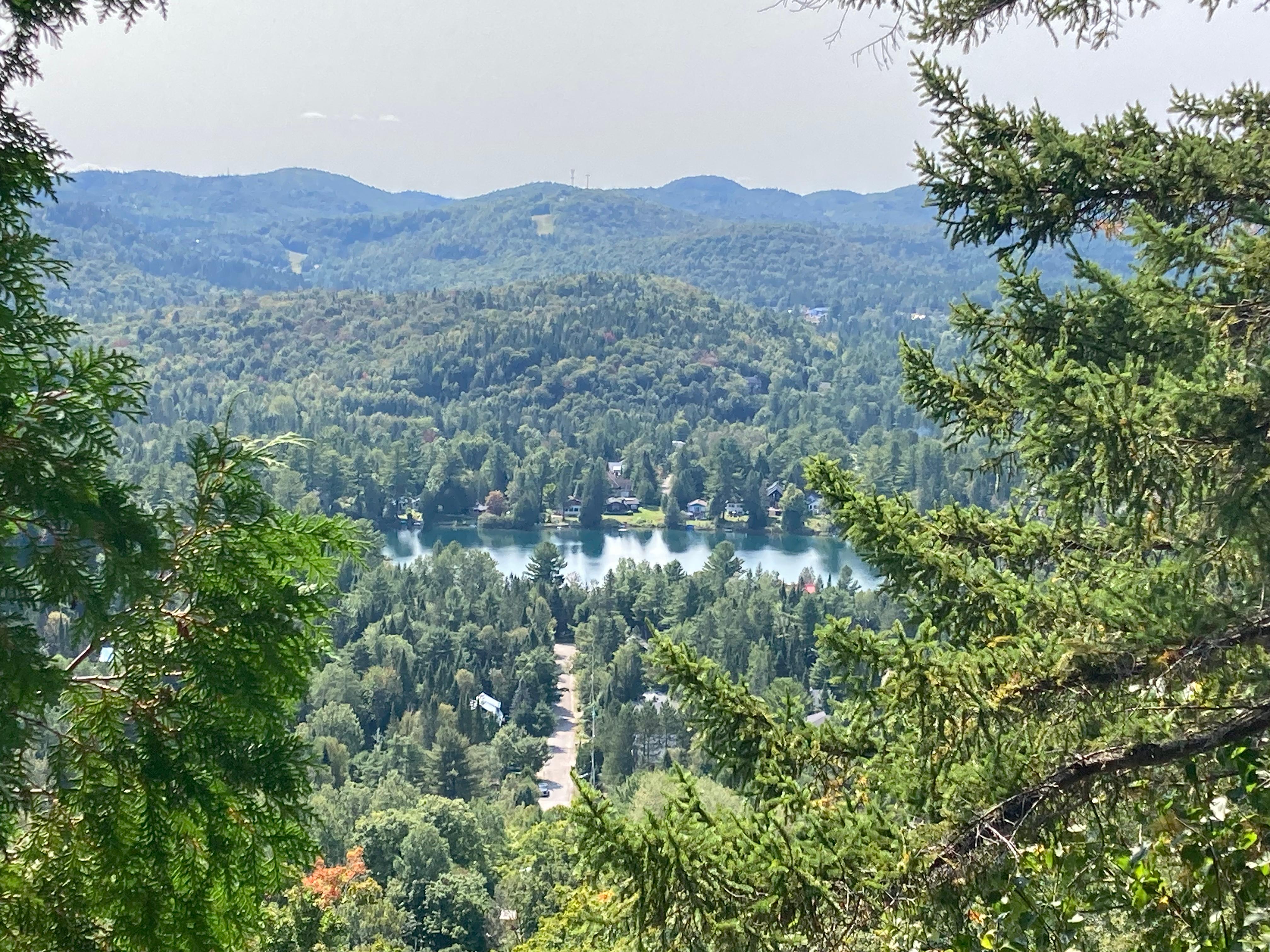 View of Lac Dore from regional park trail C