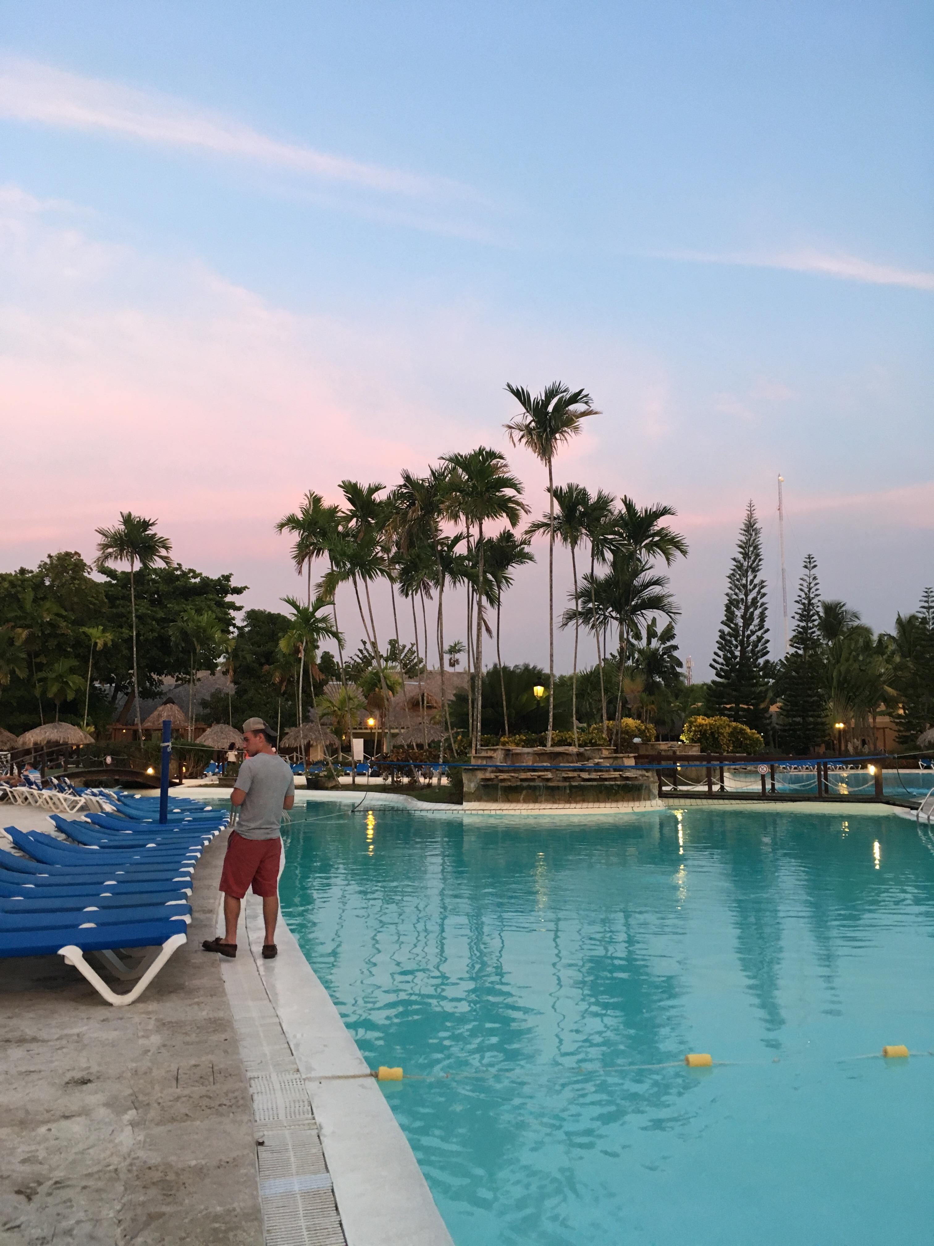Huge clean pool