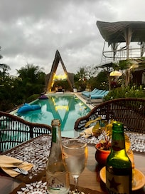 View from the restaurant