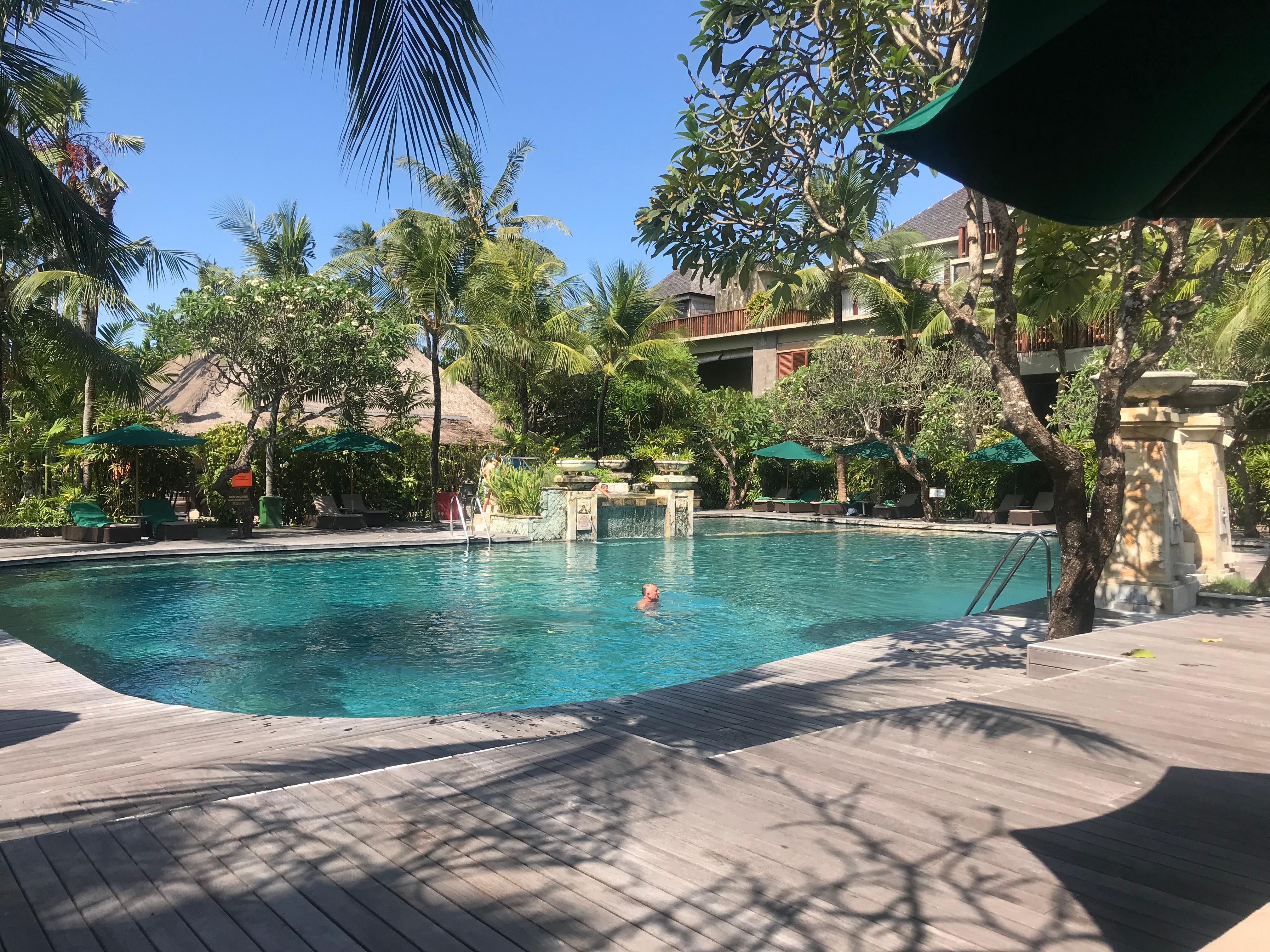 One of the 2 pools