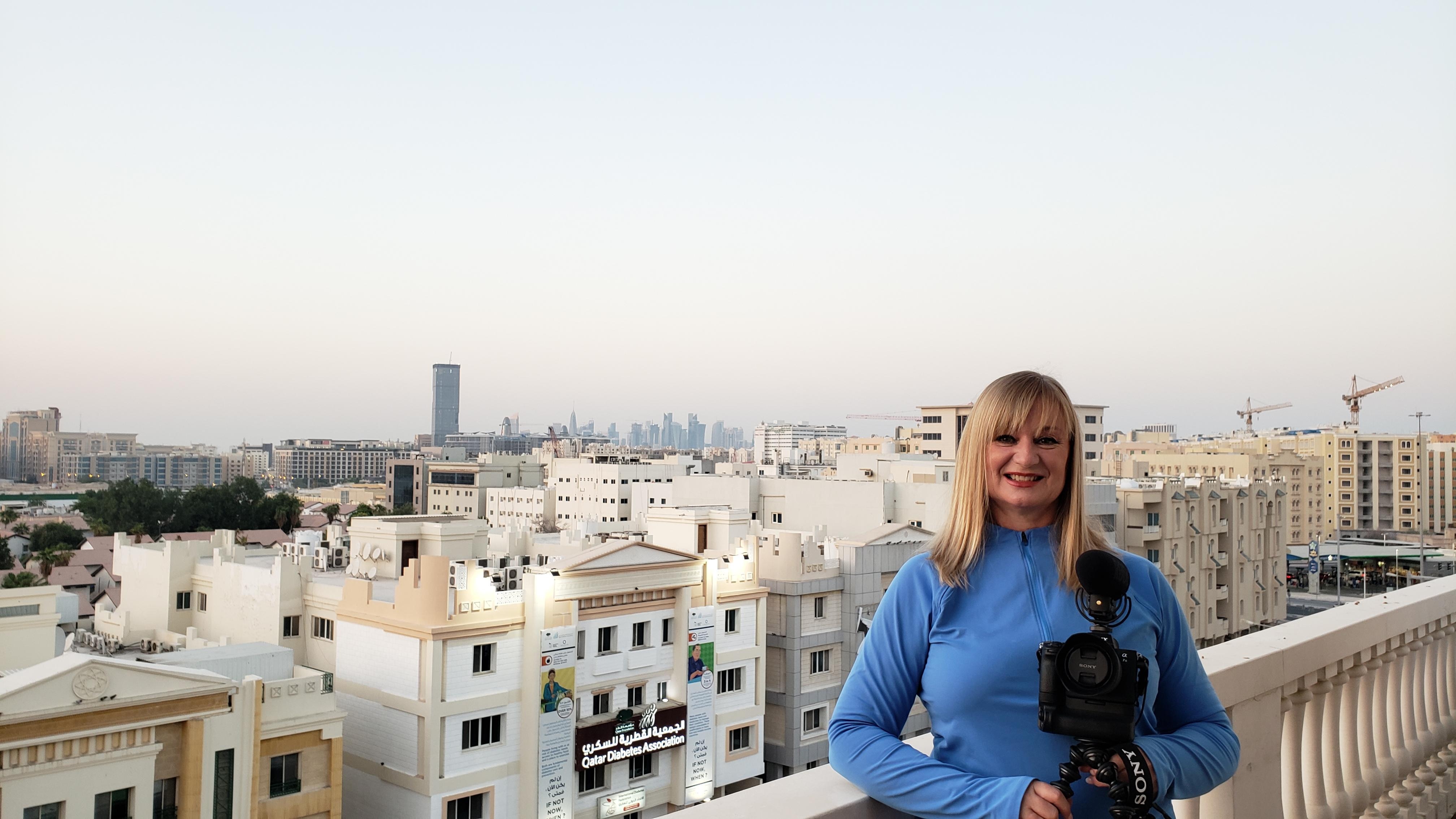 Vlog on terrace of Zubarah. Beautiful. Staff very helpful. Stayed 10 nights. Great location to Uber from to all sites and Souq Waqif.