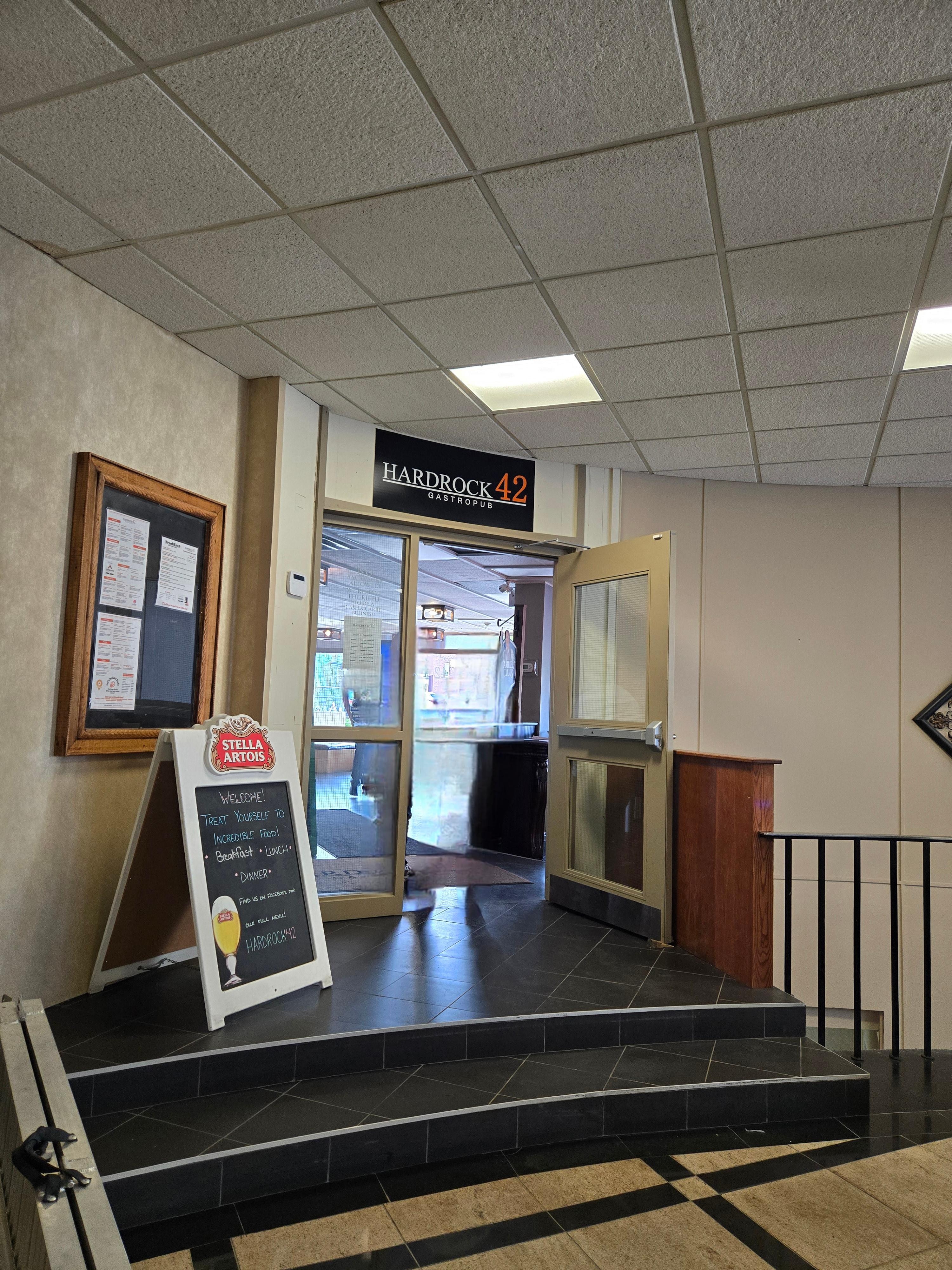 Entry to restaurant
