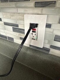 Loose electrical outlet