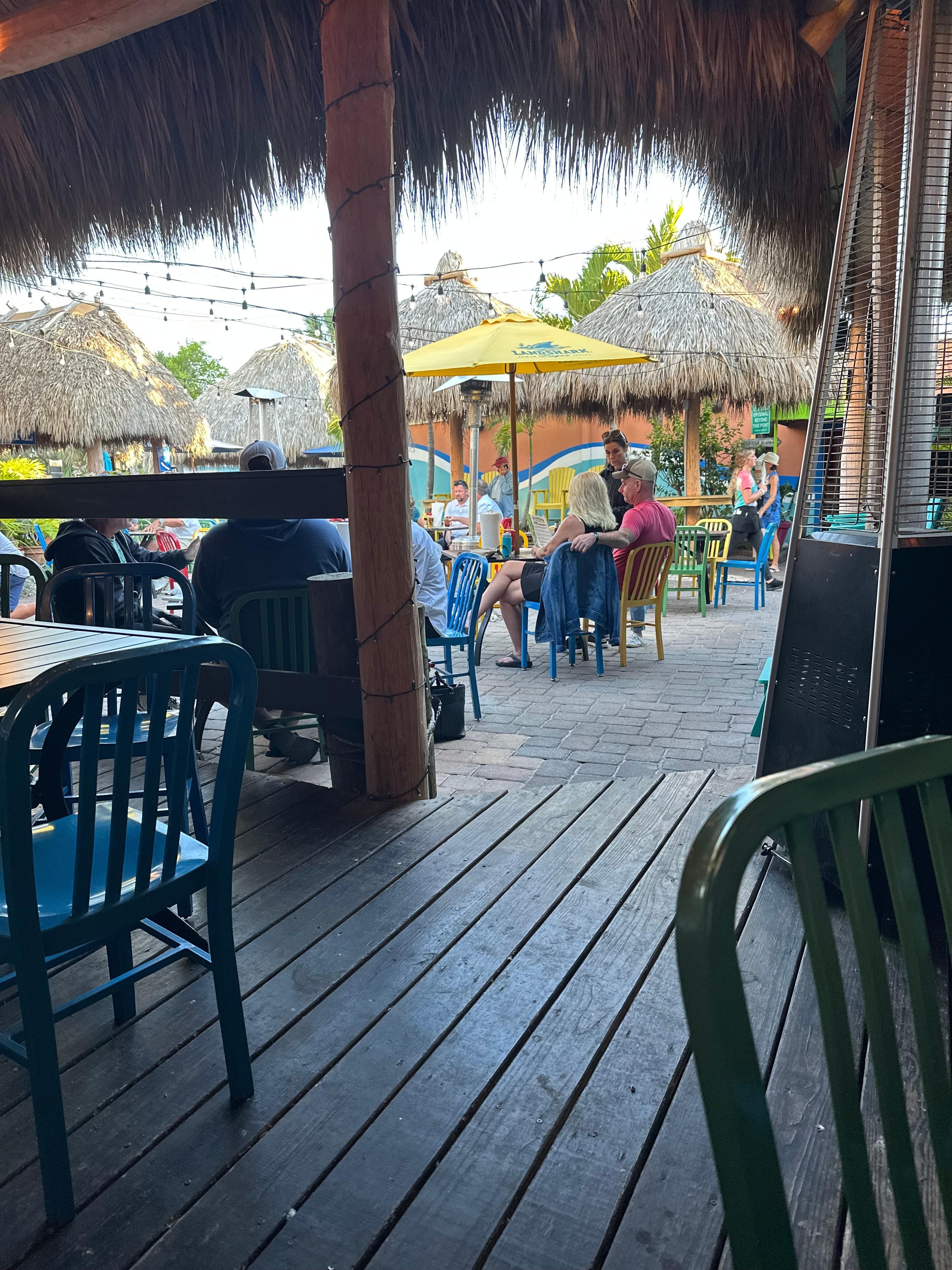 Gilligan’s Island down in the village had a live band. Great service. 