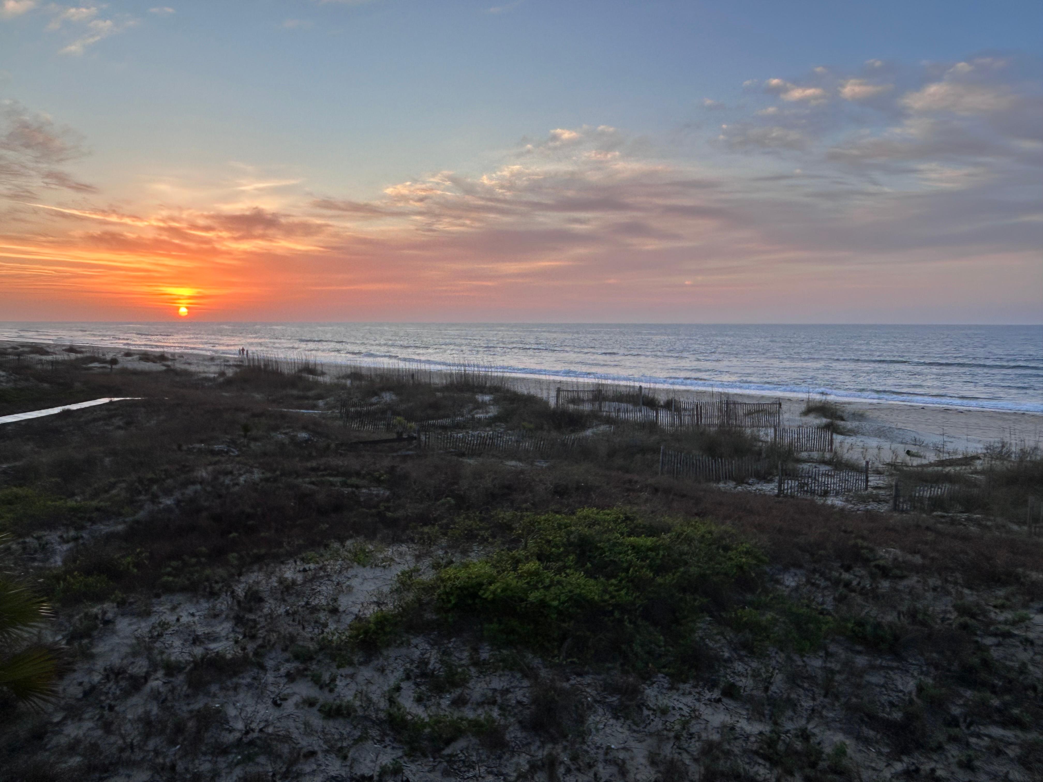 Sunrise from the deck