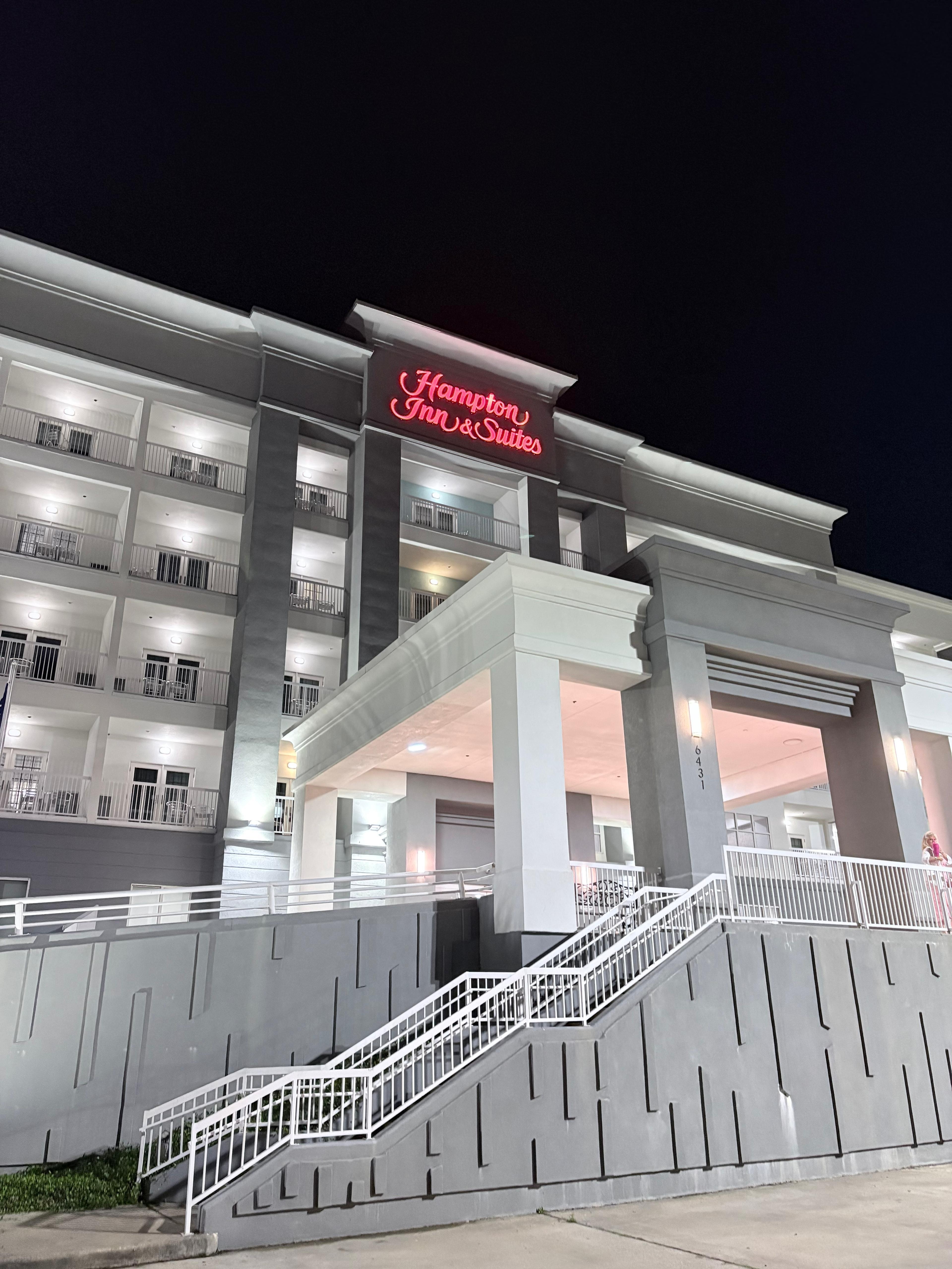 View from outside of the hotel 