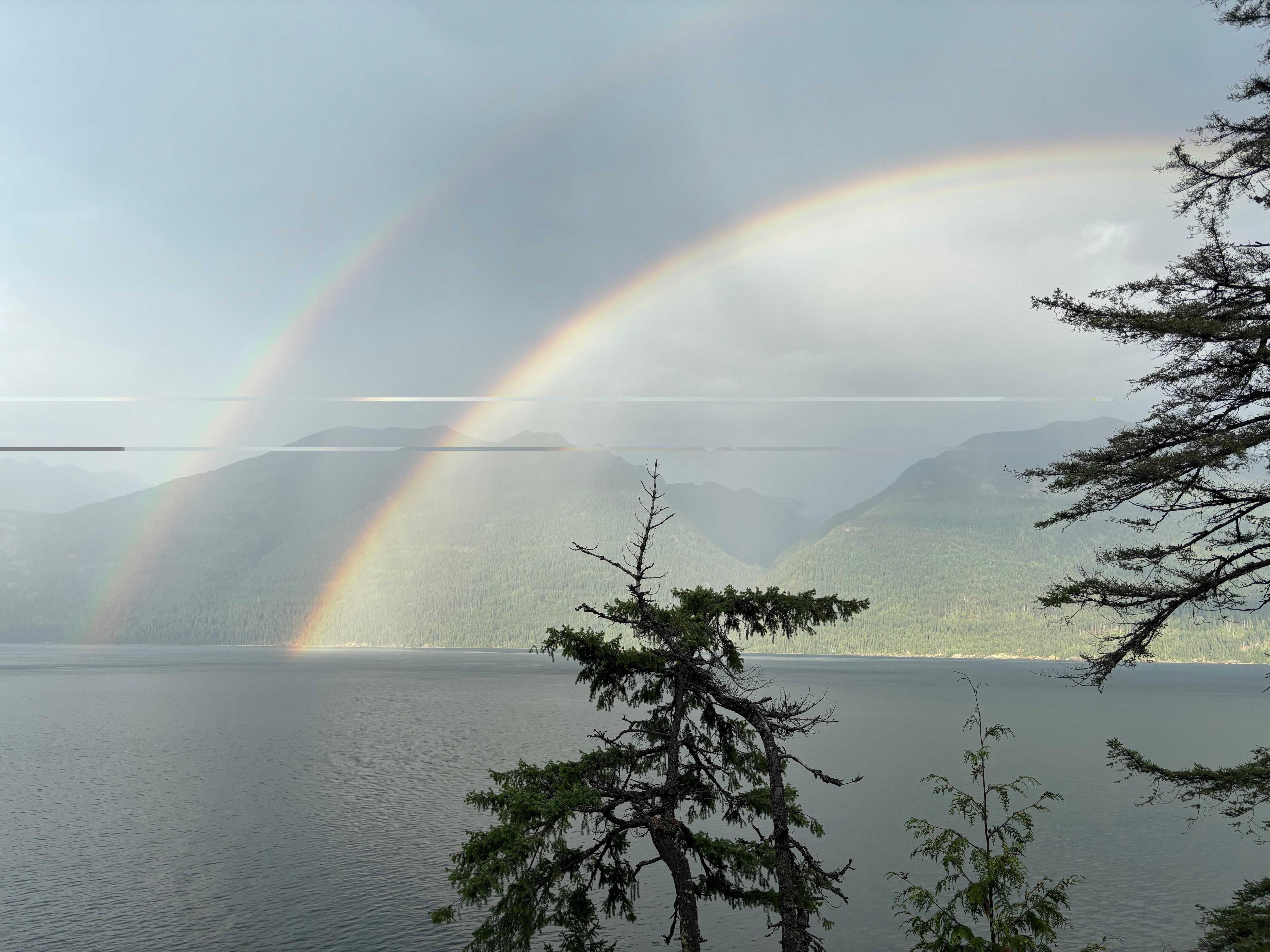View of lake from the balcony 