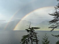 View of lake from the balcony