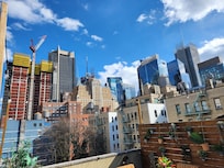 View from rooftop deck