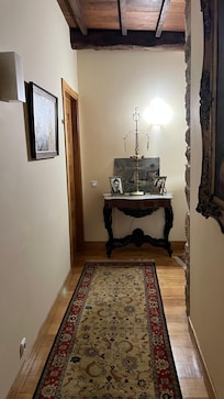 Corridor leading to rooms.