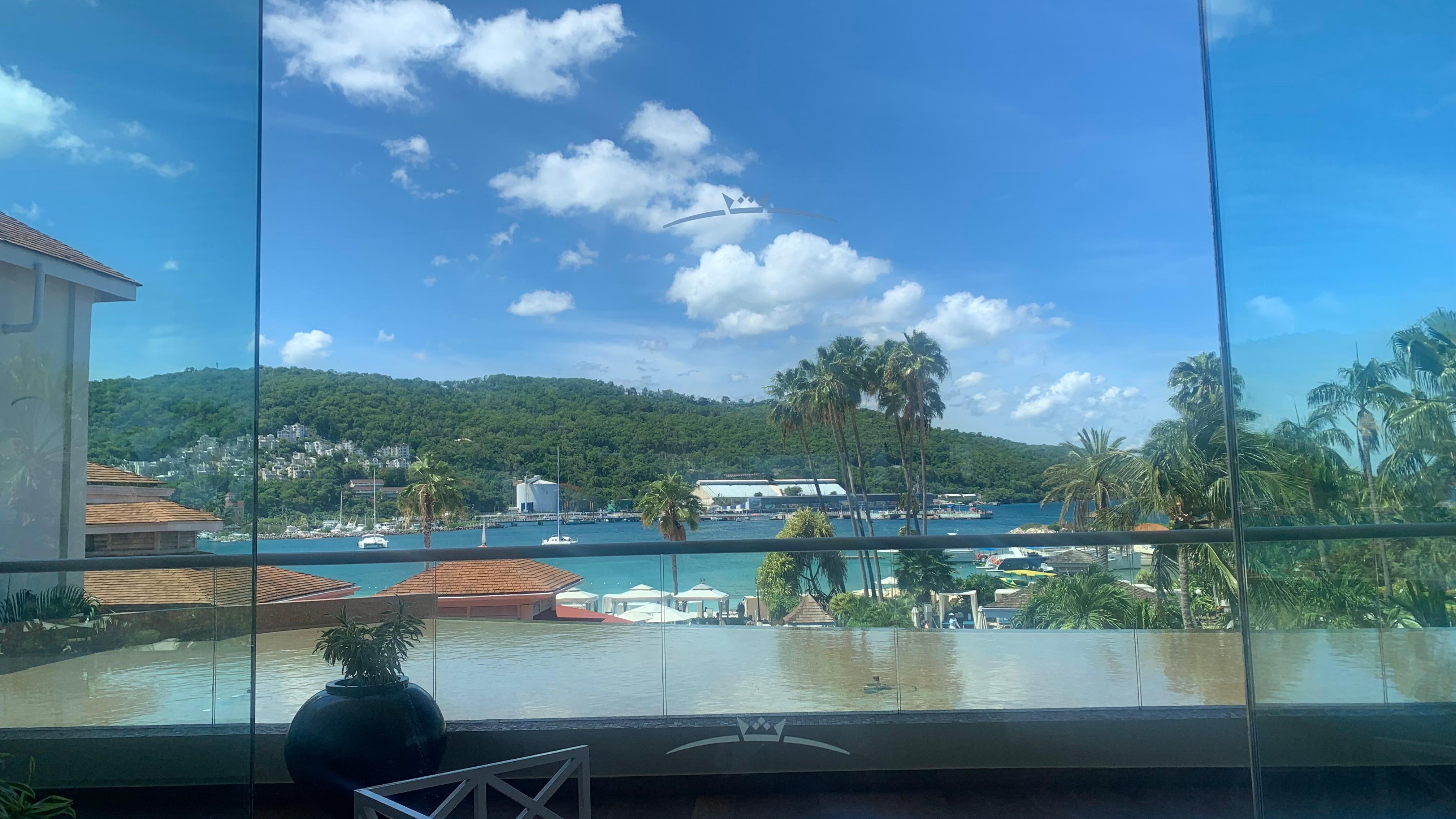 View entering resort