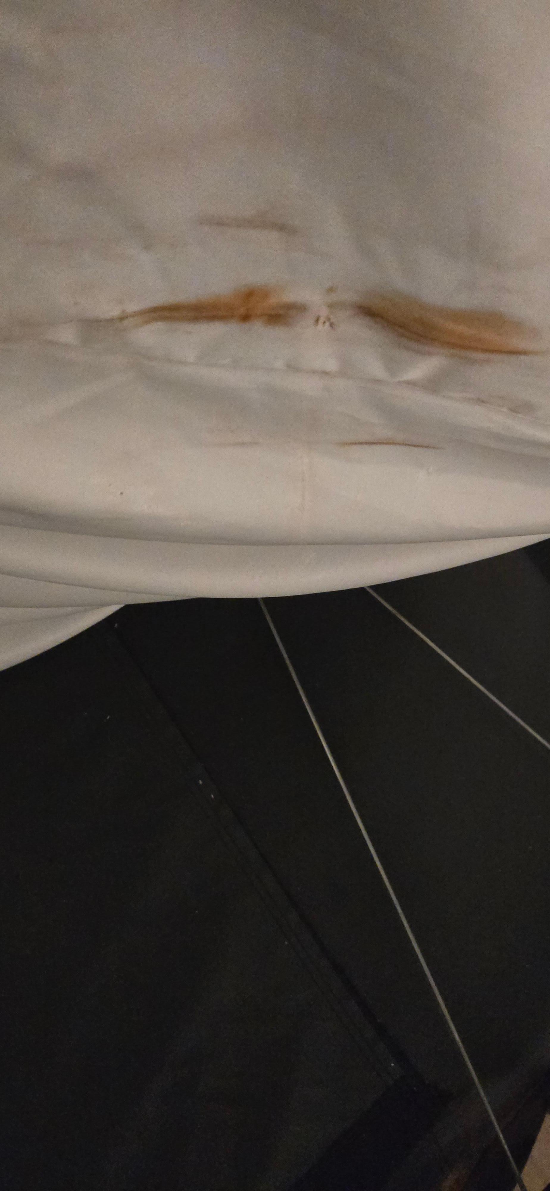 Filthy mattress cover