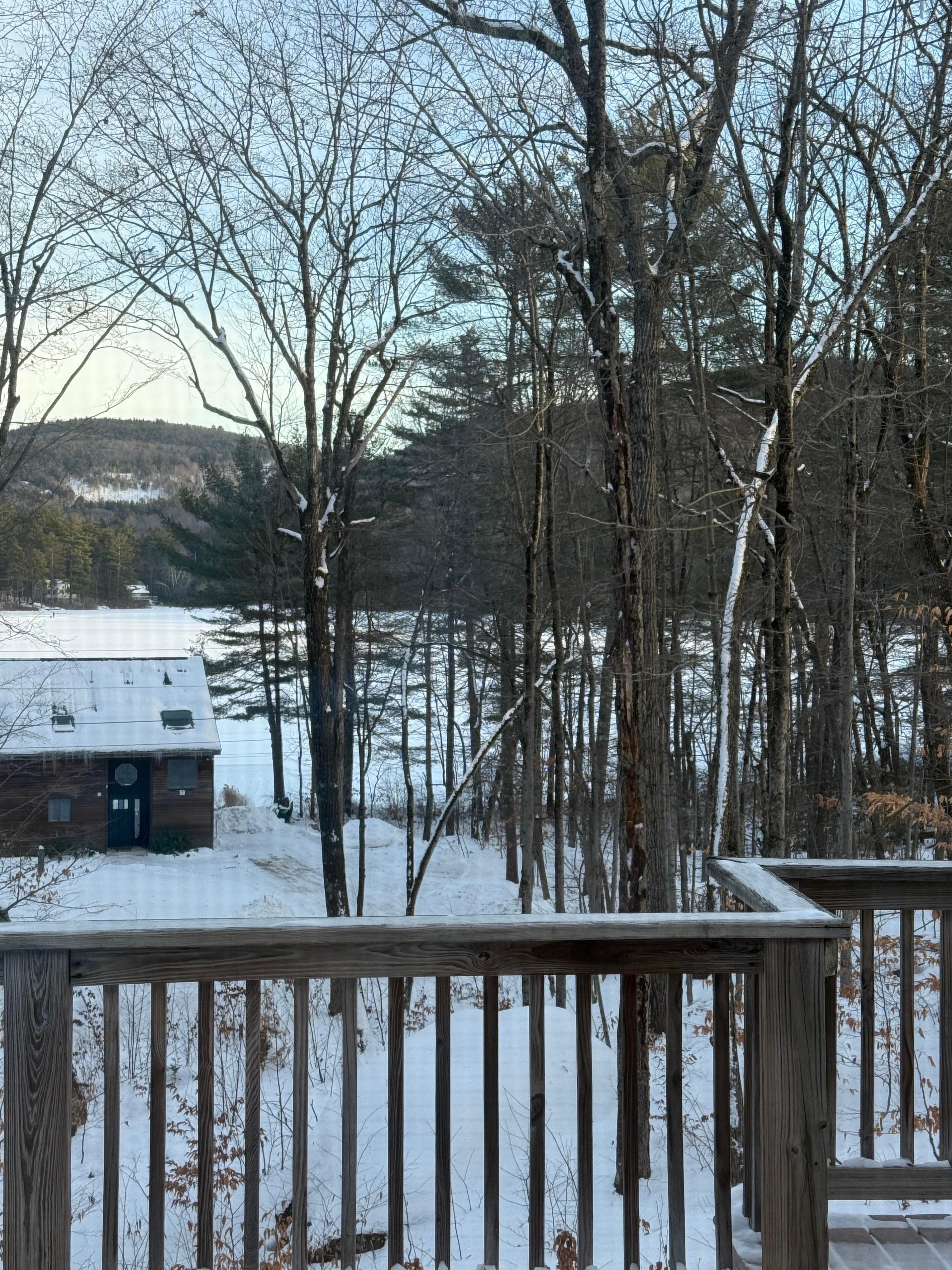 Another view from the back porch !