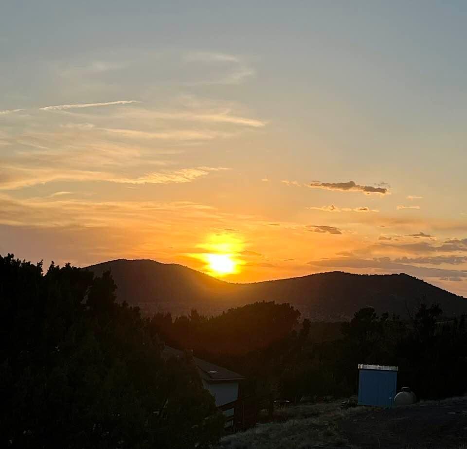 Great views from the back deck!