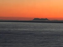 GIbraltar at sunset.