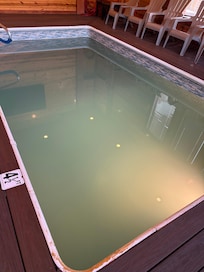 What the pool looked like