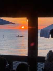 View from Sunsets restaurant.