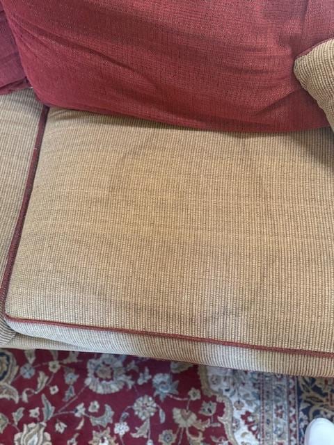 Stained couch