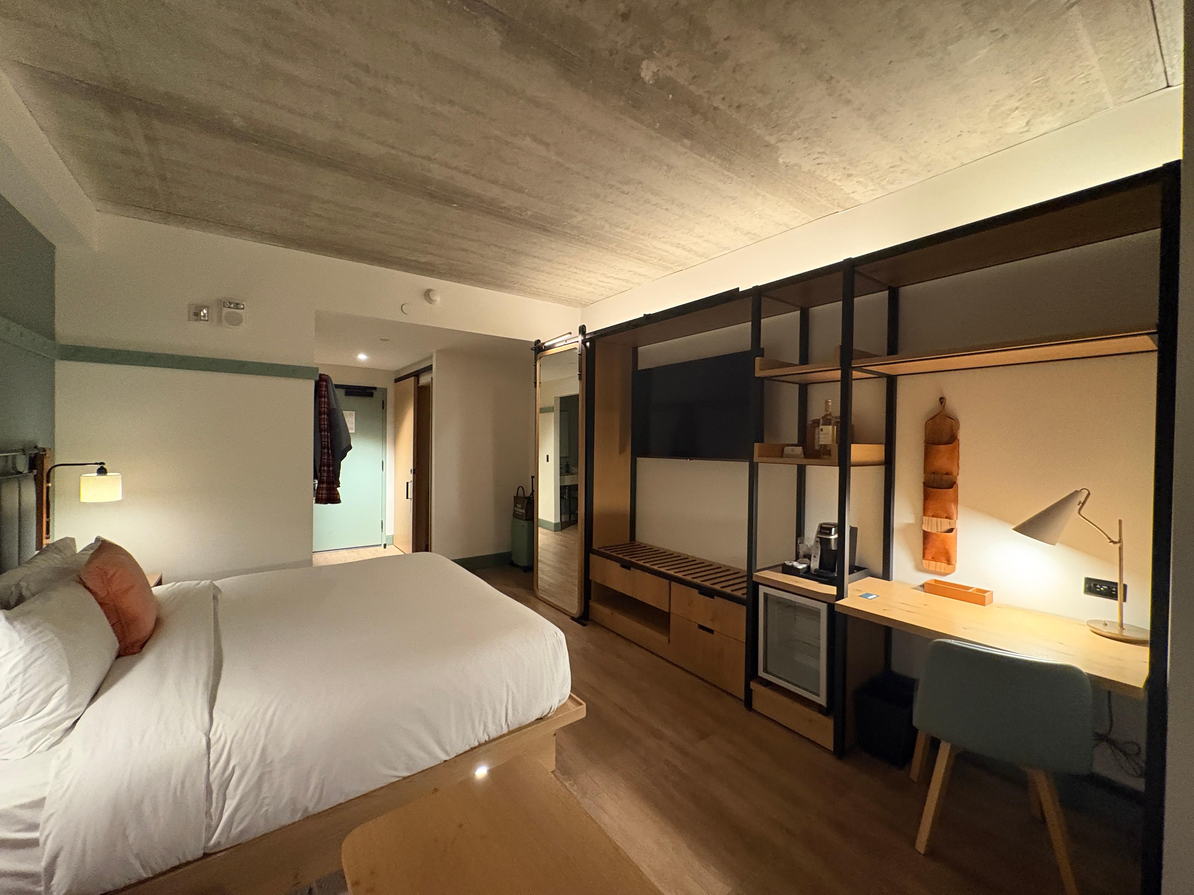 Modern closet and desk