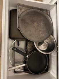 Pans were just OLD and GROSS