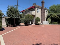 The carriage house exterior.