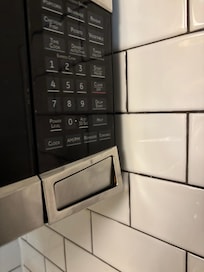 Broken microwave