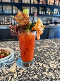Most amazing Bloody Mary with kimchi