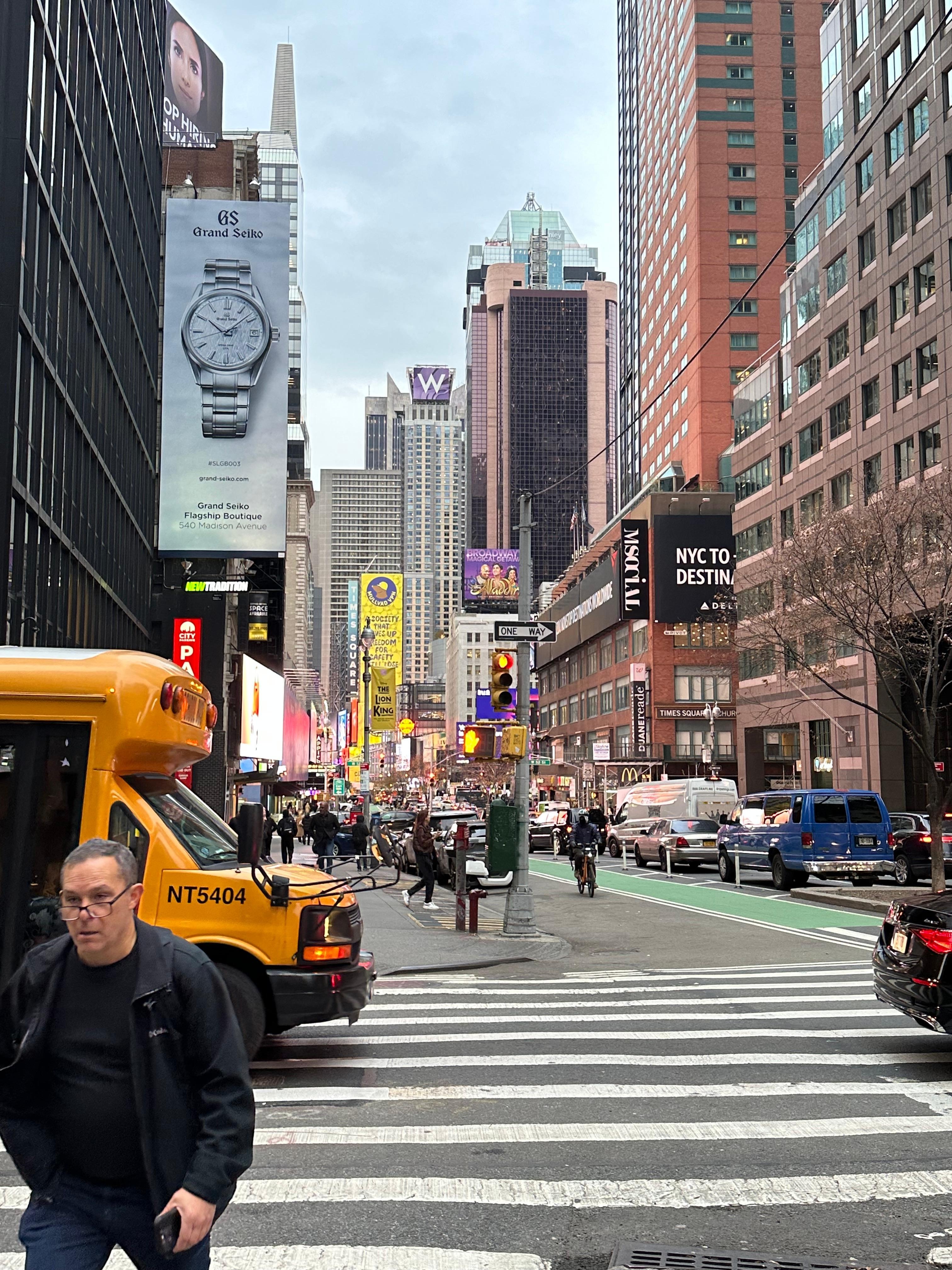 54th & Broadway (looking down to Times Square)