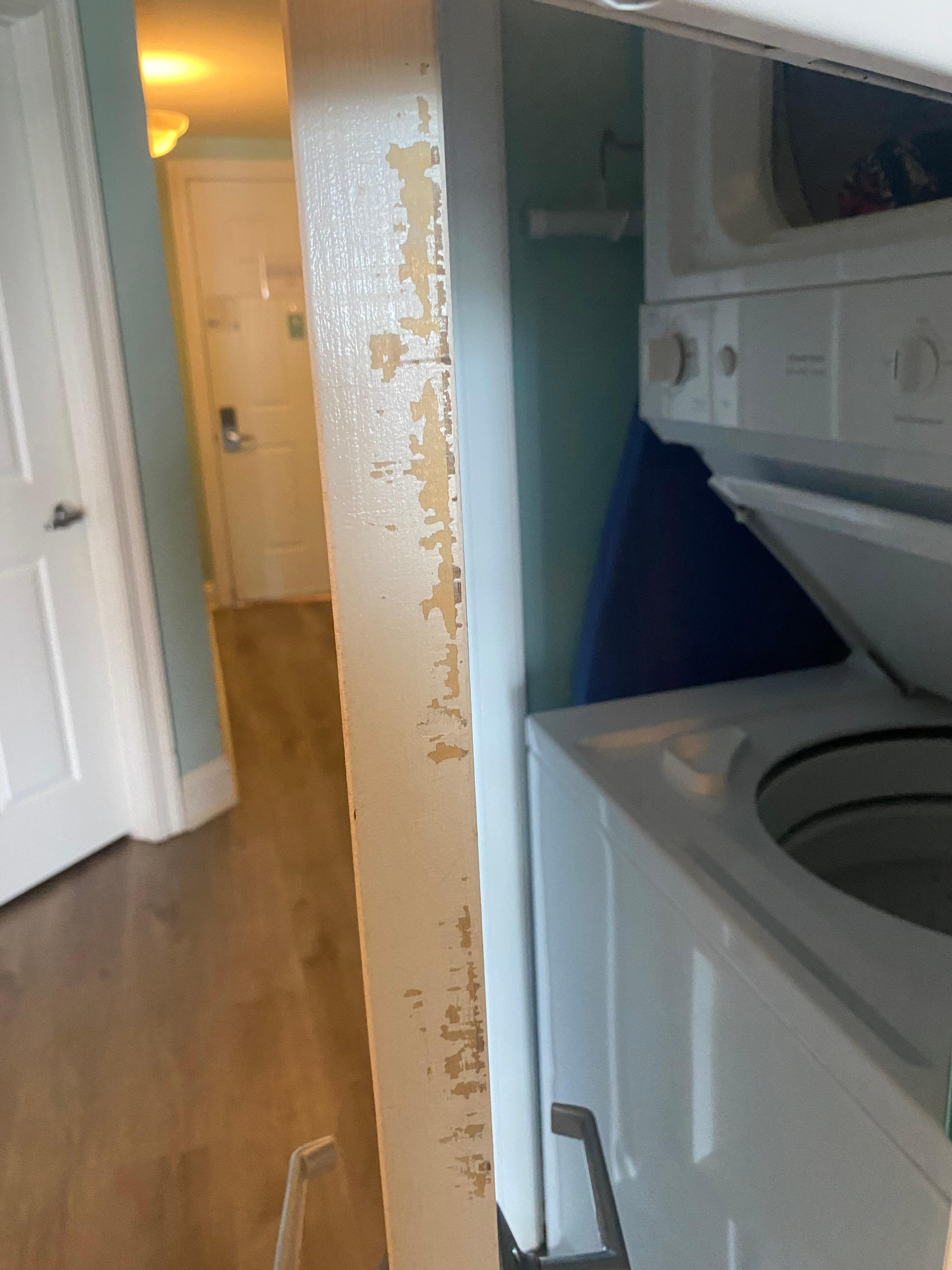 Chipped paint