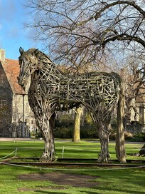 War Horse. Canterbury cathedral.