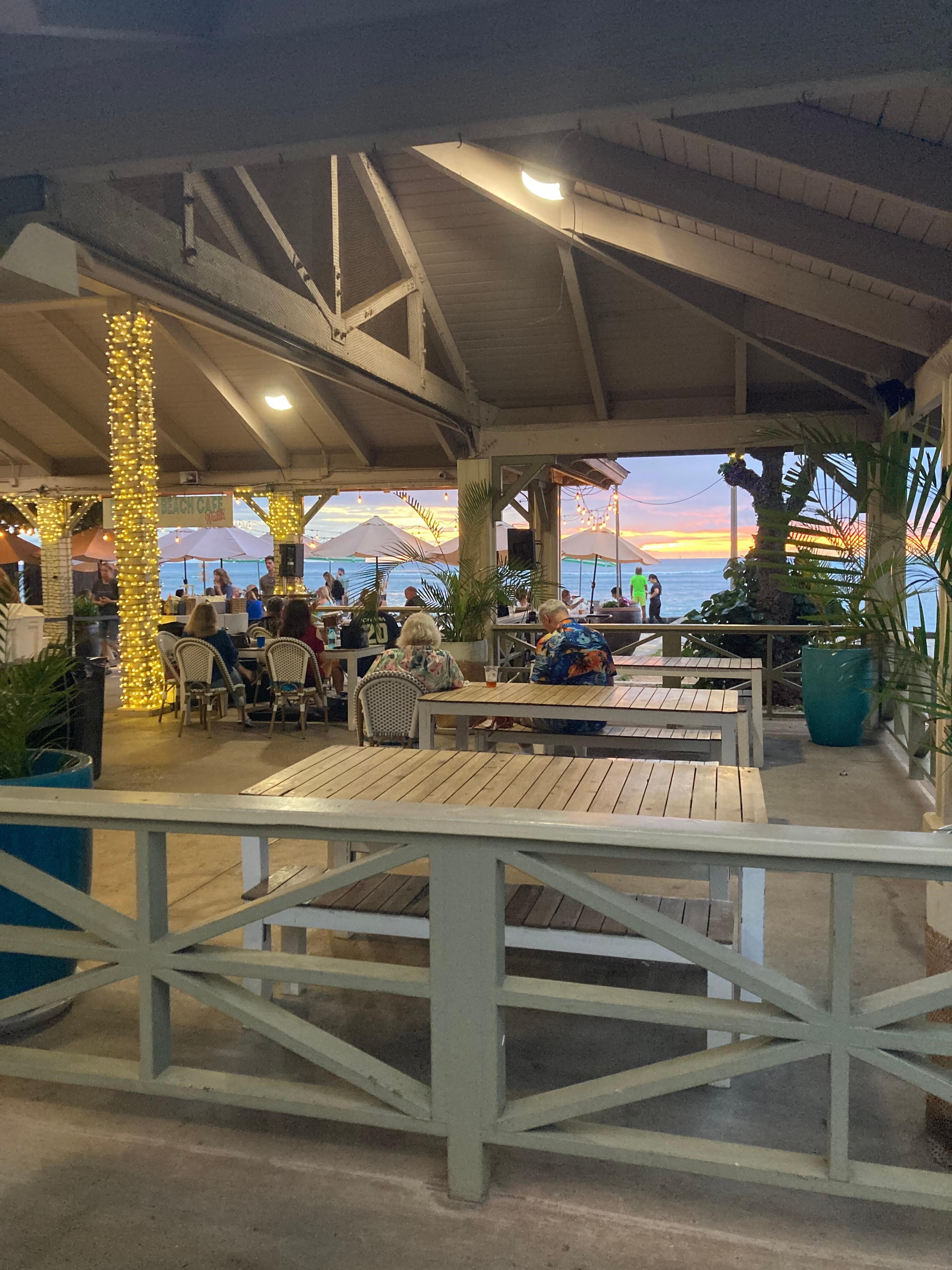 Barefoot cafe- less than 10 minute walk 