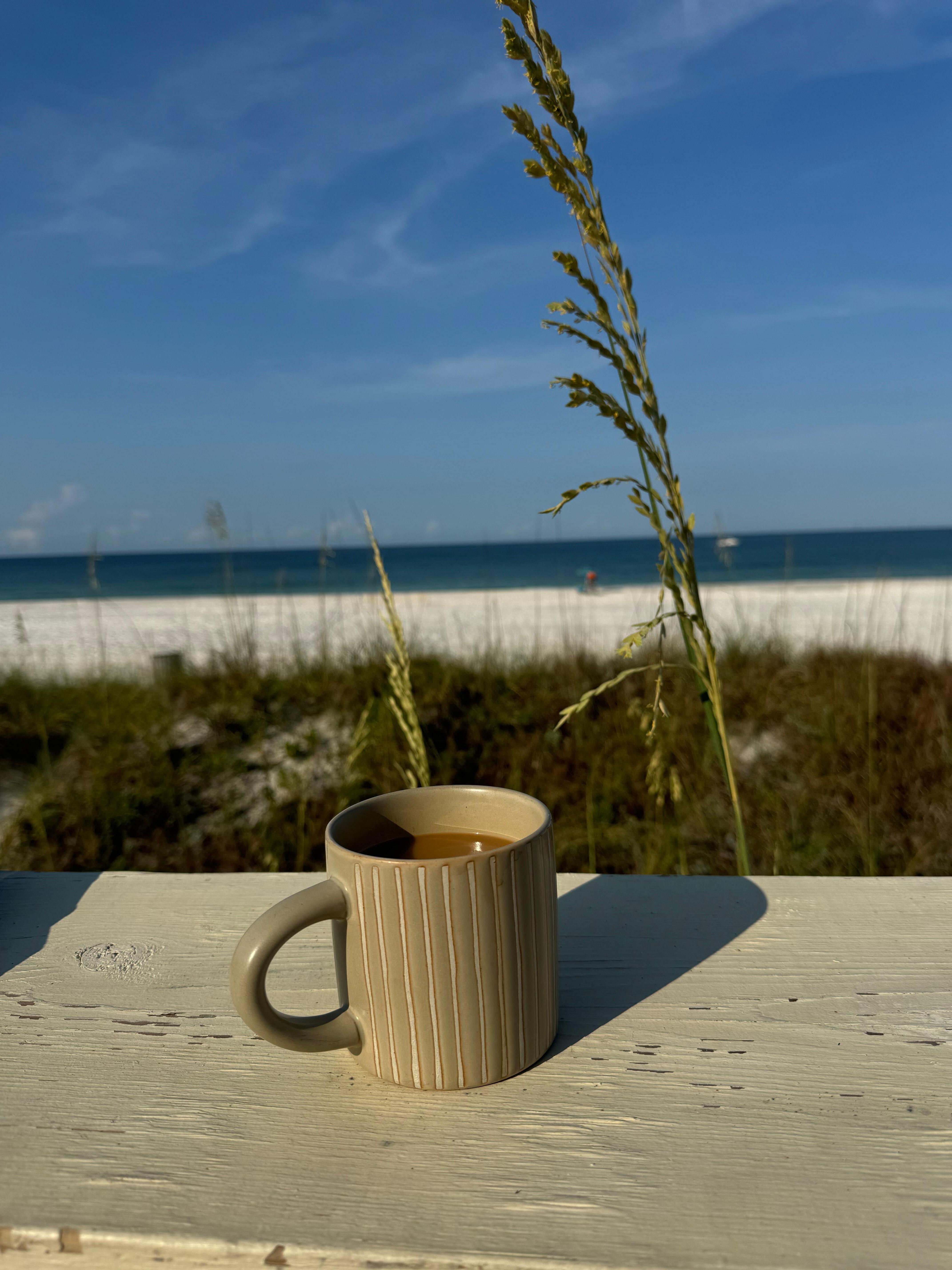 Coffee with a view.