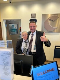 Jacob and Melissa, front desk. Thanks guys!