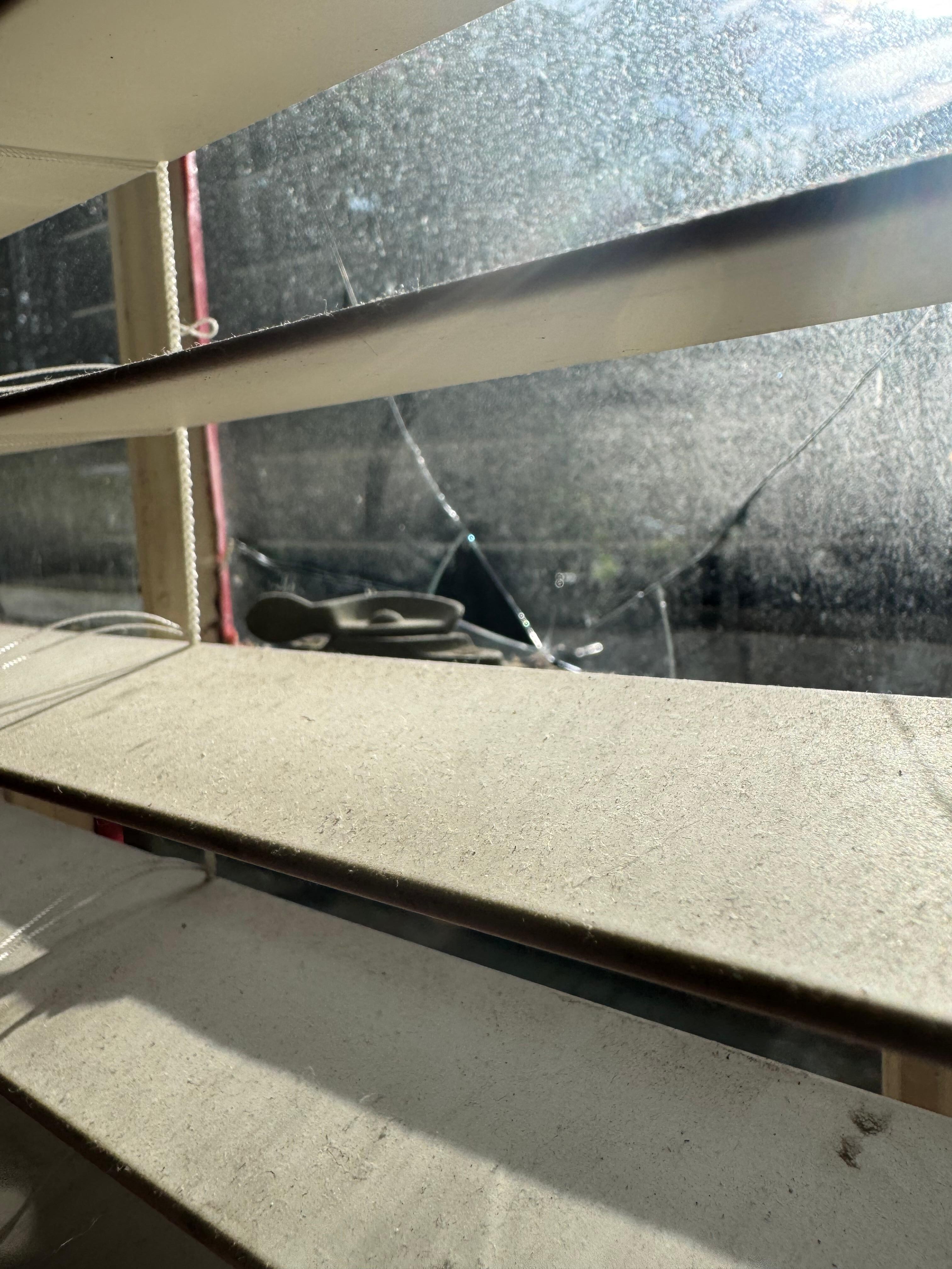 Broken window